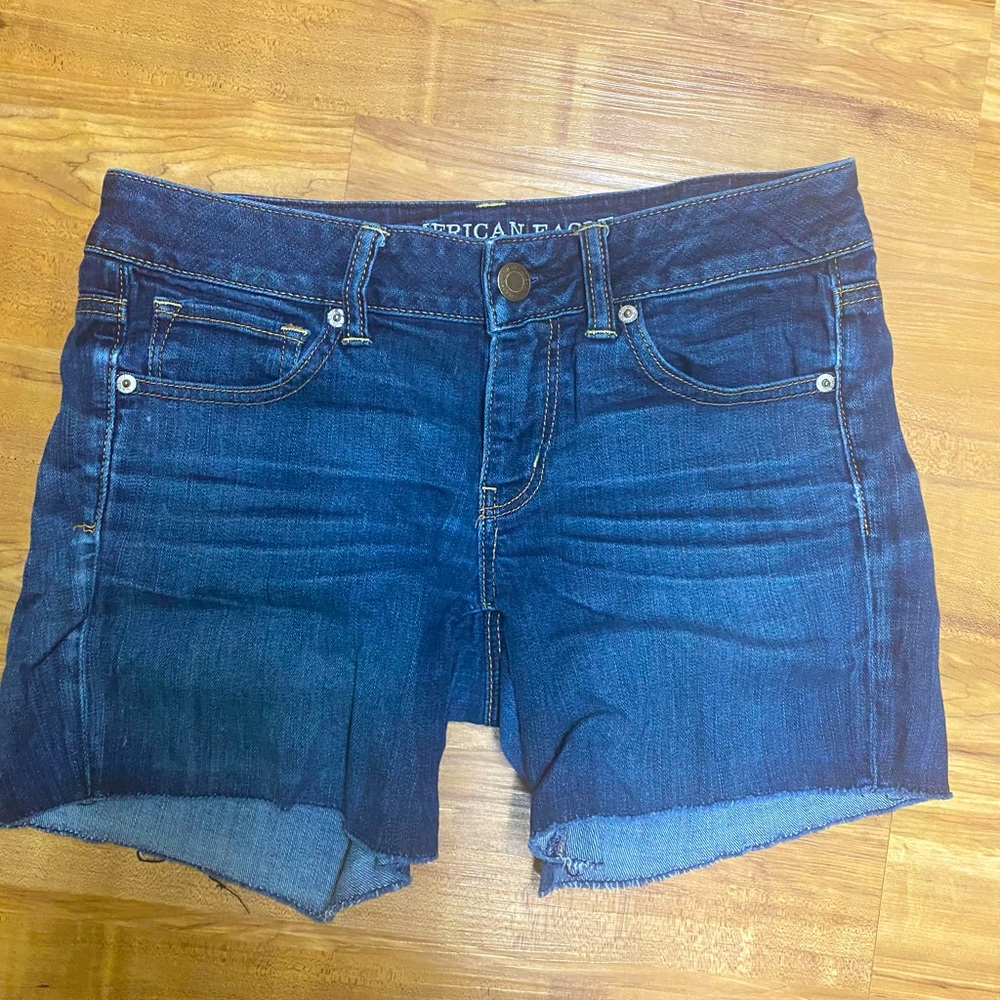American eagle midi shorts
